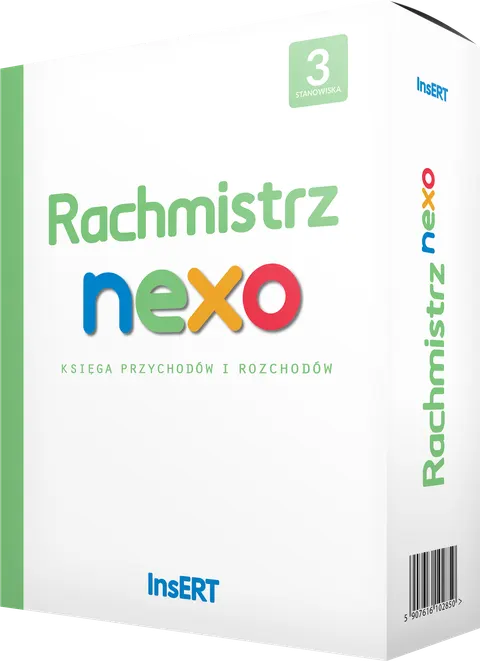 InsERT Abonament Rachmistrz nexo PRO - Licencja na 1 rok użytkowania