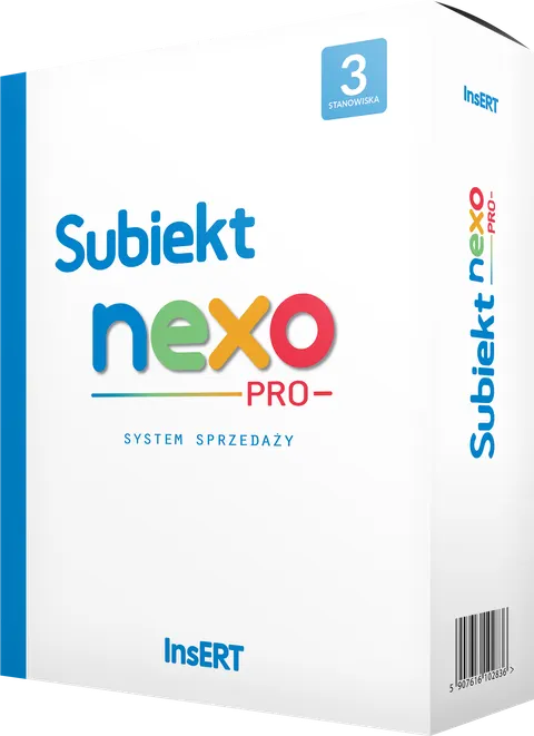 InsERT Abonament Subiekt nexo PRO - Licencja na 1 rok użytkowania
