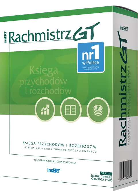 InsERT Abonament Rachmistrz GT - Licencja na 1 rok użytkowania