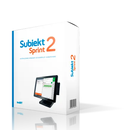 InsERT Abonament Subiekt Sprint 2 - Licencja na 1 rok użytkowania