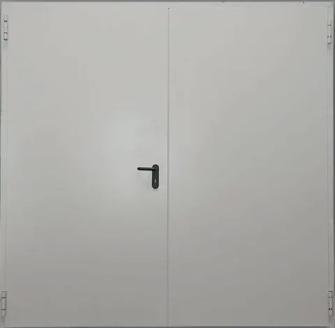 Drzwi stalowe "120" EI60 1310(900+400)x2060mm w murze