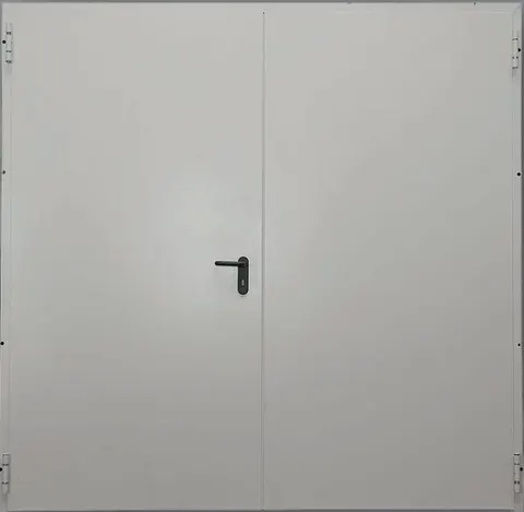 Drzwi stalowe "150" EI60 1640(1030+600)x2060mm w murze