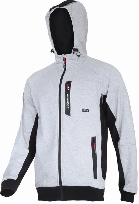 Bluza z kapturem szara Lahti Pro L401260