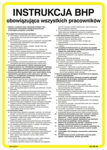 Instrukcja BHP obowiązująca wszystkich pracowników