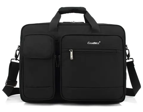 Torba Coolbell na laptopa 17,3" dwukomorowa CB-5002 Kolor: czarny