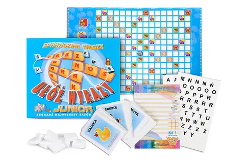Fan Games Gra edukacyjna Ułóż Wyrazy Junior – 2-4 graczy, 6+