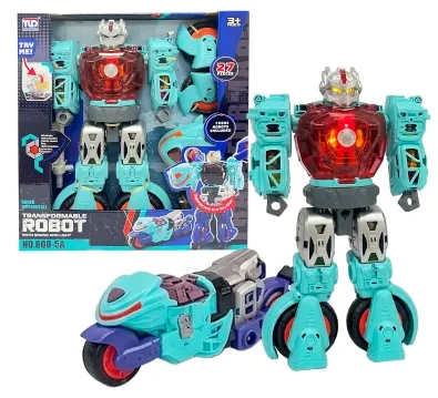 Artyk Robot transformujący w motocykl 2w1 – 27 elementów, 3+