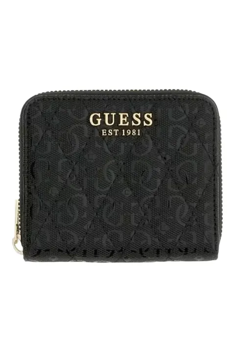 GUESS PORTFEL DAMSKI TAMARA SLG SMALL ZIP AROUND CZARNY SWGG2323137 BLA