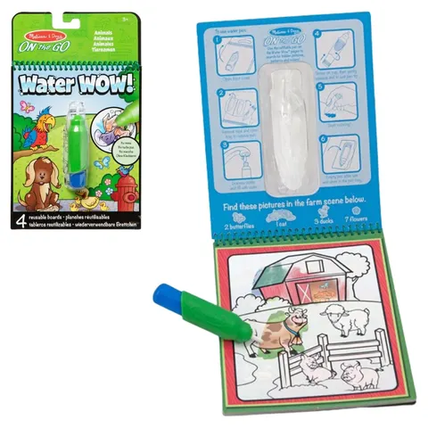 Melissa & Doug Kolorowanka Wodna Water WOW! Zwierzęta