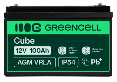 Akumulator Green Cell AGM VRLA 12V 100Ah