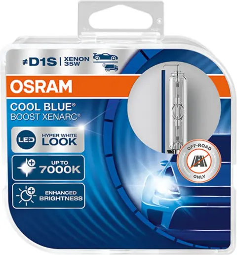 Żarówki ksenonowe D1S 35W PK32d-2 OSRAM Cool Blue Boost, nr kat. 66140CBB-HCB – 2 szt.