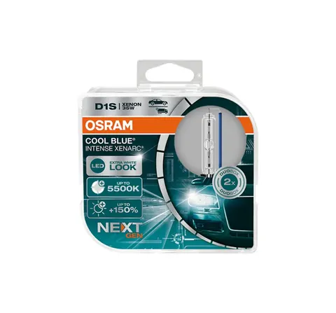 Żarówki ksenonowe D1S 35W PK32d-2 OSRAM Cool Blue Intense Next Gen, nr kat. 66140CBN-HCB – 2 szt.