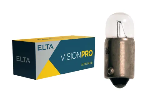 Żarówki samochodowe T2W 6V 2W BA9s ELTA VisionPro – 10 szt.