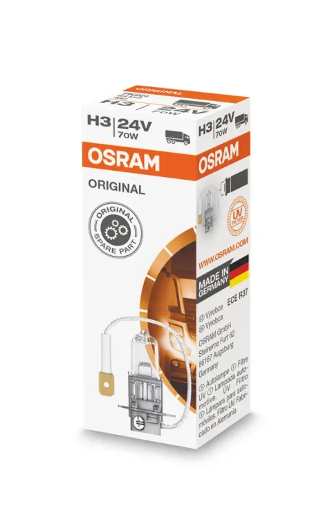 Żarówka samochodowa H3 24V 70W PK22s OSRAM