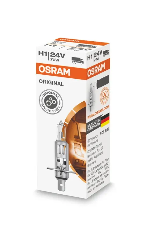 Żarówka samochodowa H1 24V 70W P14,5s OSRAM