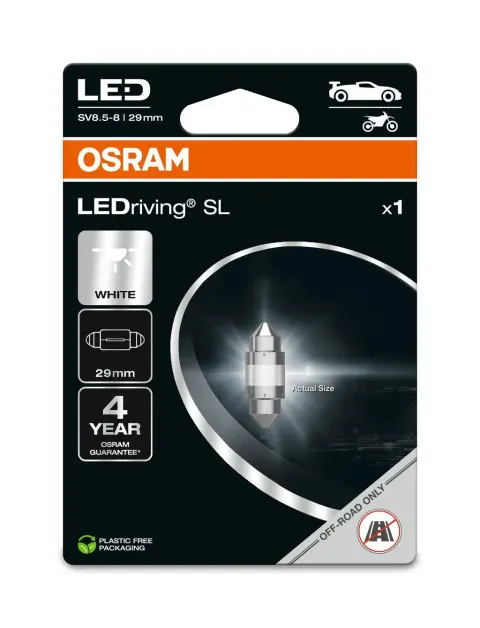 Żarówka LED C10W 12V SV8,5-8 OSRAM LEDriving SL biała 6000K