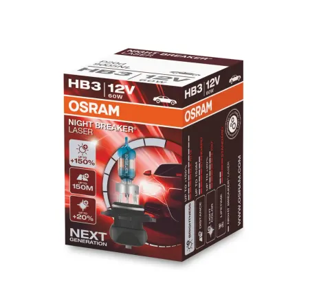 Żarówka samochodowa HB3 12V 60W P20d OSRAM Night Breaker Laser