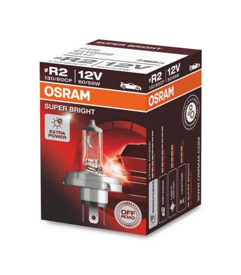 Żarówka samochodowa R2 12V 60/55W P45t OSRAM