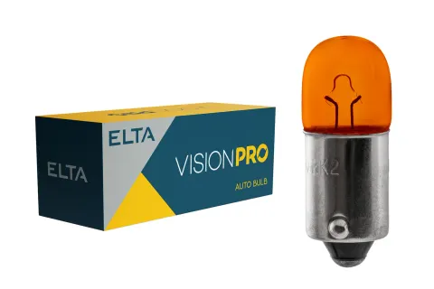 Żarówki samochodowe T4W 12V 4W BA9s pomarańczowe ELTA VisionPro – 10 szt.