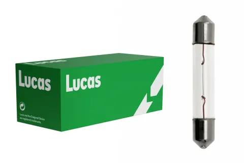Żarówki samochodowe C3W 12V 3W SV7-8 Lucas – 10 szt.
