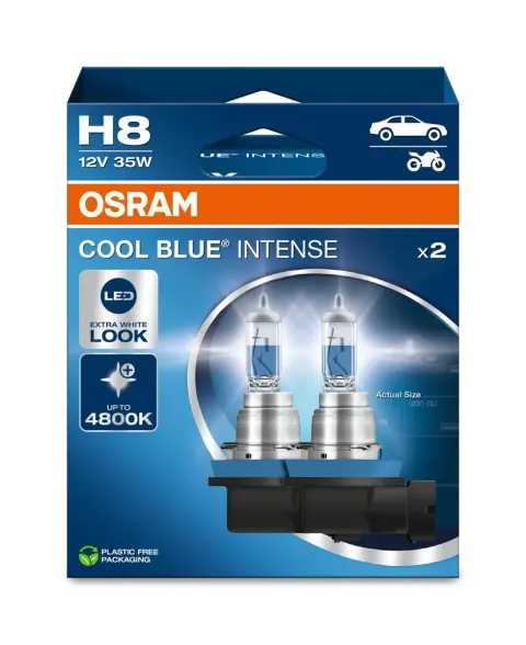 Żarówki samochodowe H8 12V 35W PGJ19-1 OSRAM Cool Blue Intense Next Gen – 2 szt.