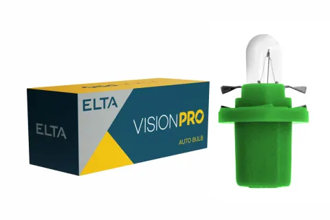 Żarówki zegarowe 12V 2W BX8,5d ELTA VisionPro – 10 szt.