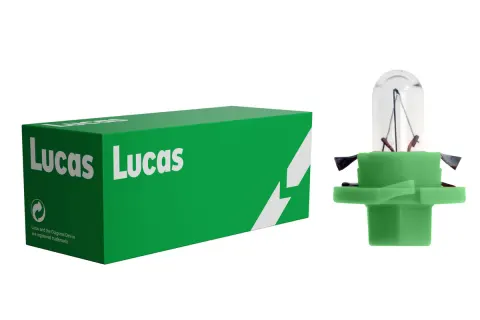 Żarówki zegarowe 12V 2W BX8,4d Lucas – 10 szt.
