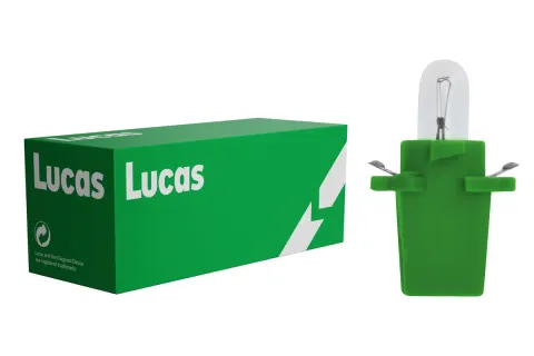 Żarówki zegarowe 12V 2W B8,7d Lucas – 10 szt.
