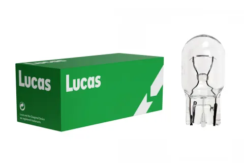 Żarówki samochodowe W21W 12V 21W W3x16d Lucas – 10 szt.