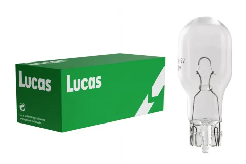 Żarówki samochodowe 12V 21W W2,1x9,5d Maxi-Glass Lucas – 10 szt.
