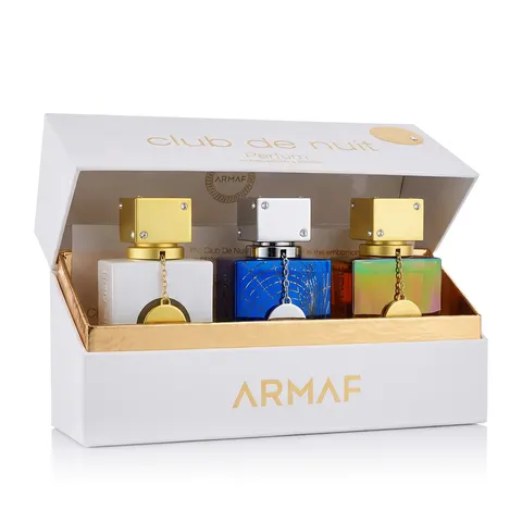 Zestaw Armaf Club de Nuit A Collector's Pride Blue Iconic 30ml + White Imperiale 30ml + Untold 30ml