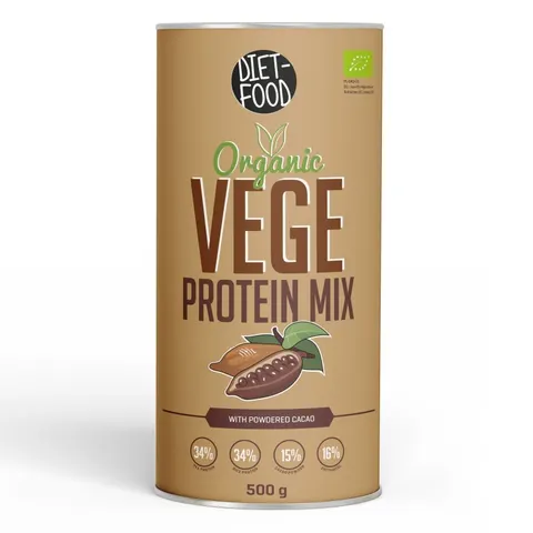 Białko Vege Mix Kakao Bio 500 g - Diet-Food