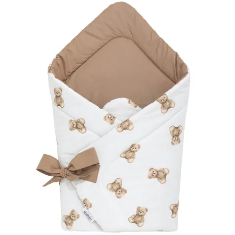 (Outlet) Rożek niemowlęcy bawełniany - Mr. Teddy