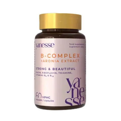 AronPharma Yanesse B Complex kompleks witamin B z aronią suplement diety 60 kapsułek