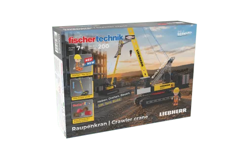 Fischertechnik Klocki konstrukcyjne - Żuraw gąsienicowy Liebherr 200 el