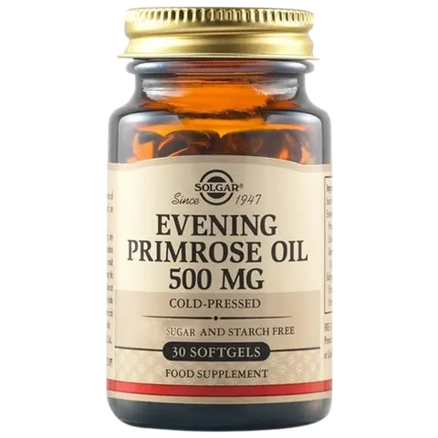 SOLGAR Evening Primrose Oil 500 mg - Olej z Wiesiołka 500 mg (30 kaps.)