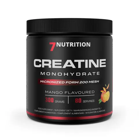 7NUTRITION Creatine Monohydrate Mango - Monohydrat Kreatyny - smak mango (300 g)