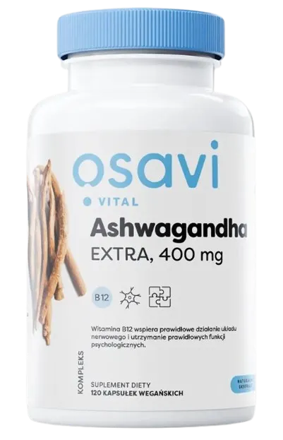 OSAVI Ashwagandha Ekstra 400 mg (120 kaps.)