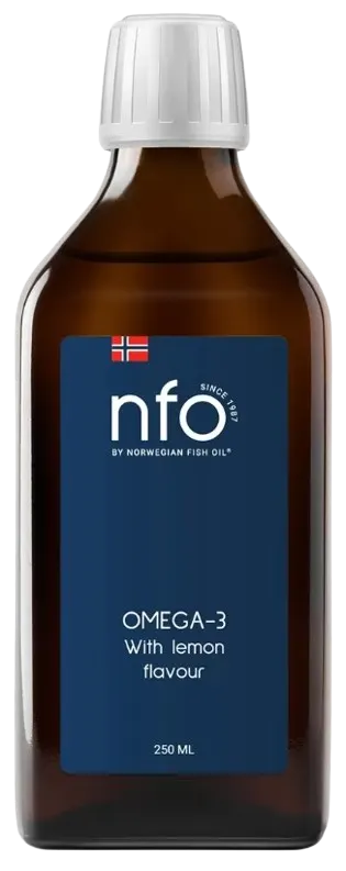 NFO Omega-3 with lemon falvour Liquid (250 ml)