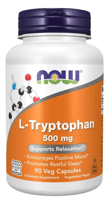 NOW FOODS L-Tryptofan 500 mg (90 kaps.)