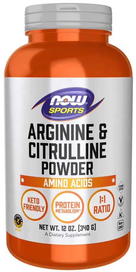 NOW FOODS L-Arginina i L-Cytrulina (340 g)