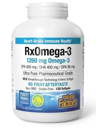 NATURAL FACTORS RxOmega-3 (120 kaps.)