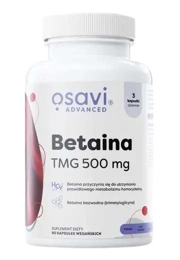 OSAVI Betaina, TMG 500 mg (90 kaps.)