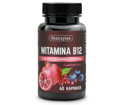 WITAMINA B12 3 formy z granatem i borówką