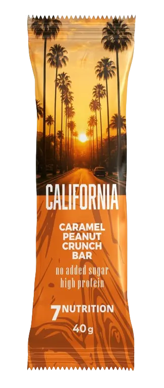 7NUTRITION Baton proteinowy California - smak karmelowy (40 g)