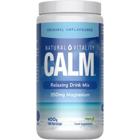 NATURAL VITALITY Calm Relaxing Drink Mix, smak naturalny (400 g)