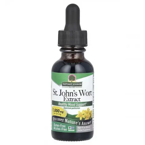 NATURE'S ANSWER St. John's Wort Extract - Dziurawiec zwyczajny, ekstrakt (30 ml)