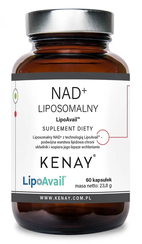 KENAY NAD+ Liposomalny LipoAvail® (60 kaps.)