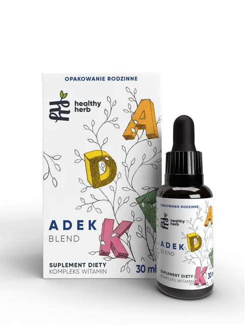 Witaminy ADEK Blend w kroplach 30 ml