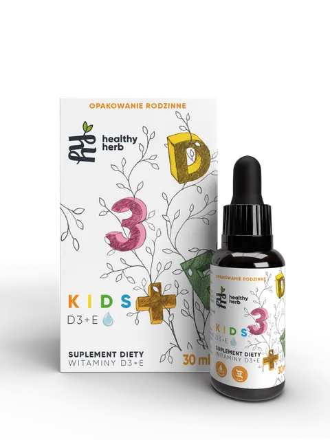 Witamina D3 + E dla dzieci w kroplach 30 ml
